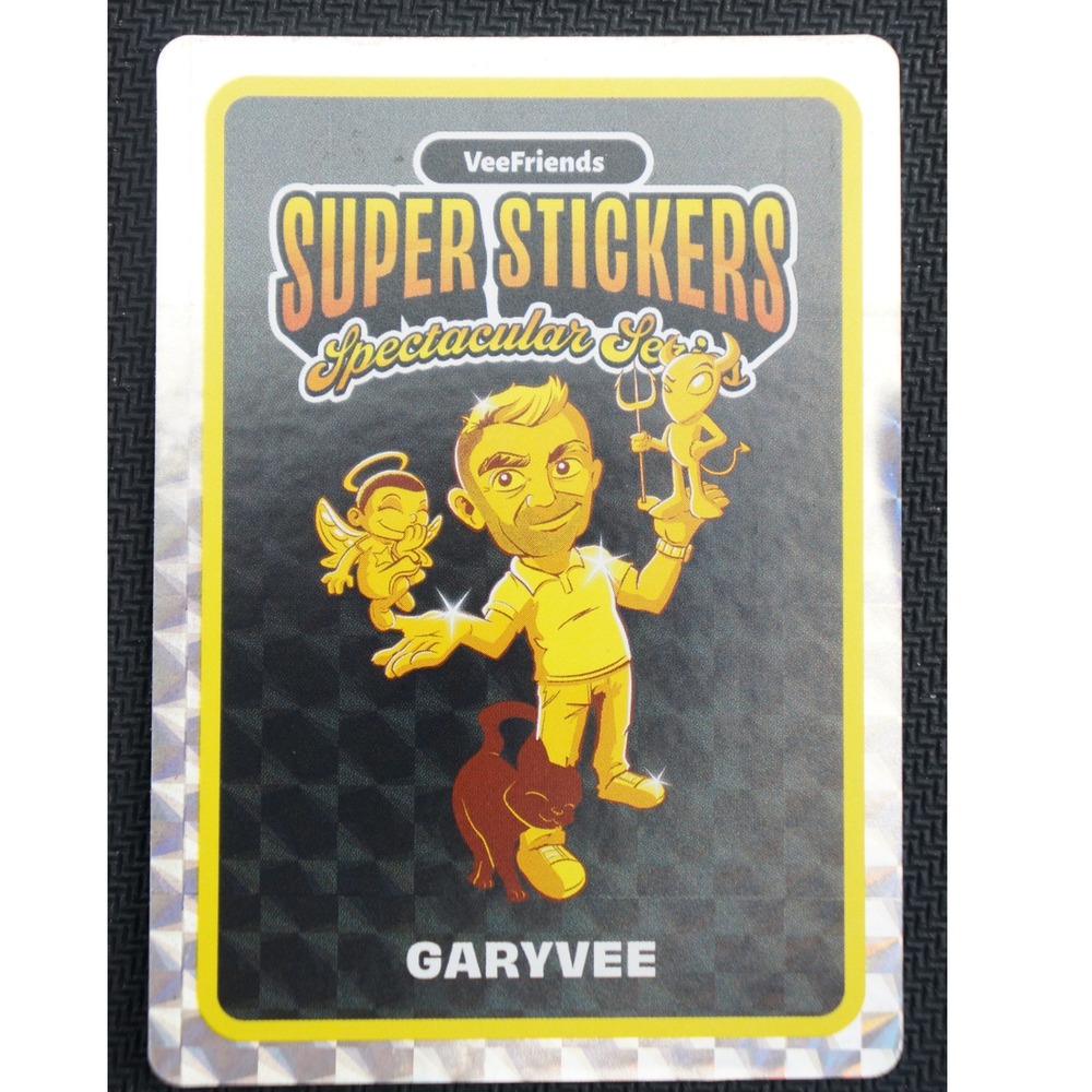 VeeFriends Super Stickers Spectacular Series GaryVee Gold Base